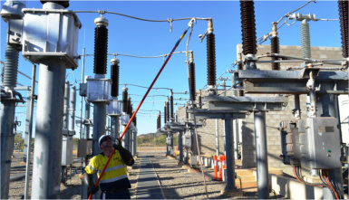 Applying Portable Earthing Device to 275kV Open Bus